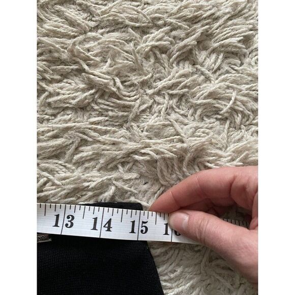 St. John Skirt Black Pencil Stretch Perforated Small Mid Length - Picture 8 of 9